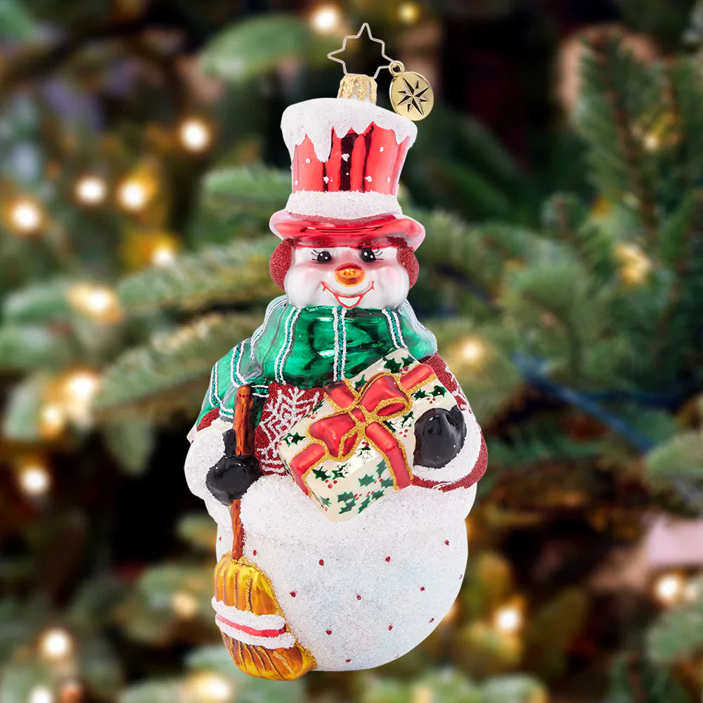 Christopher Radko Christmas Joy Snowman ornament
