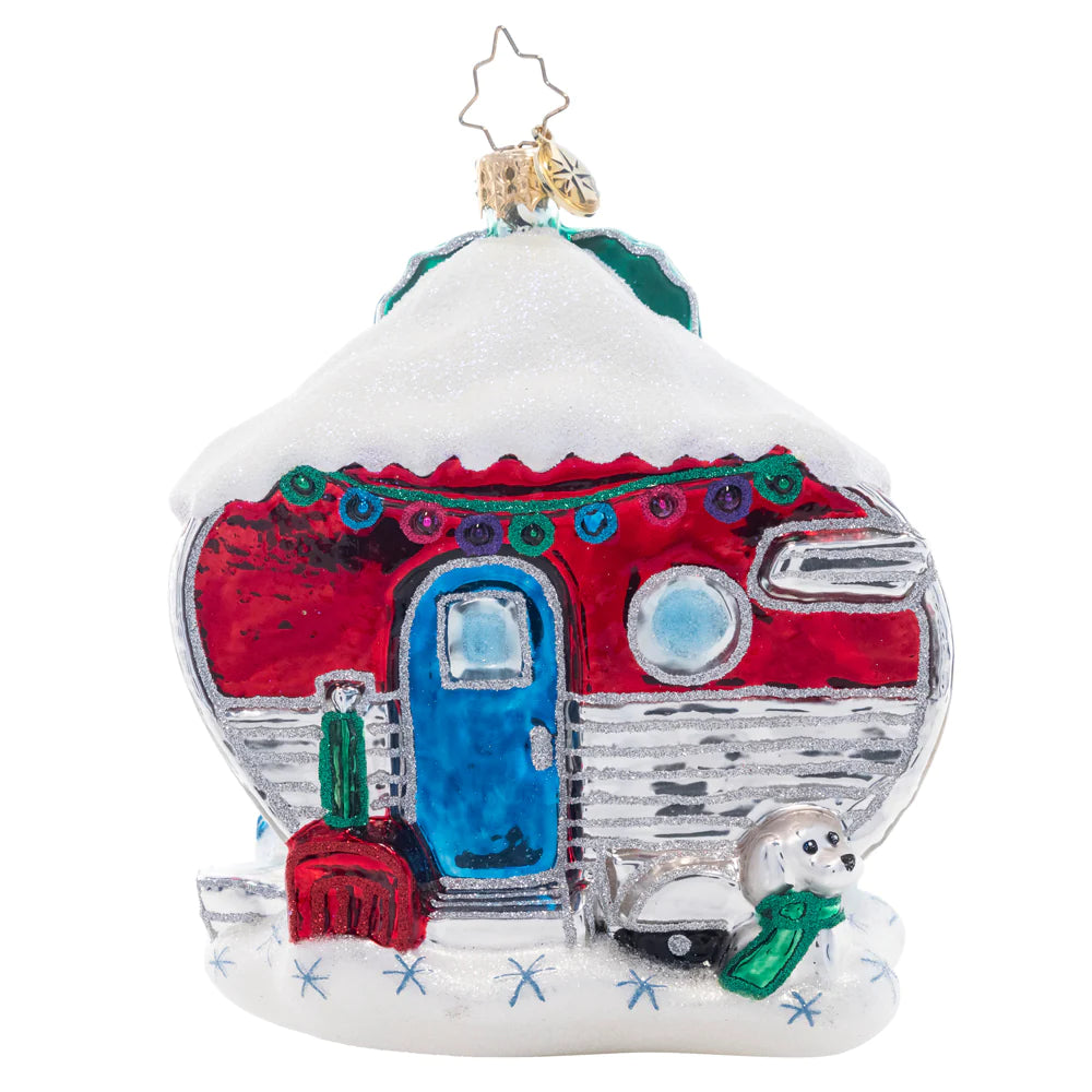 Christopher Radko Cocoa in the Snow Christmas ornament