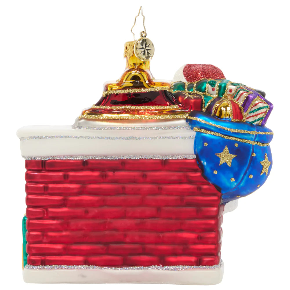 Christopher Radko Nice List Santa Christmas ornament