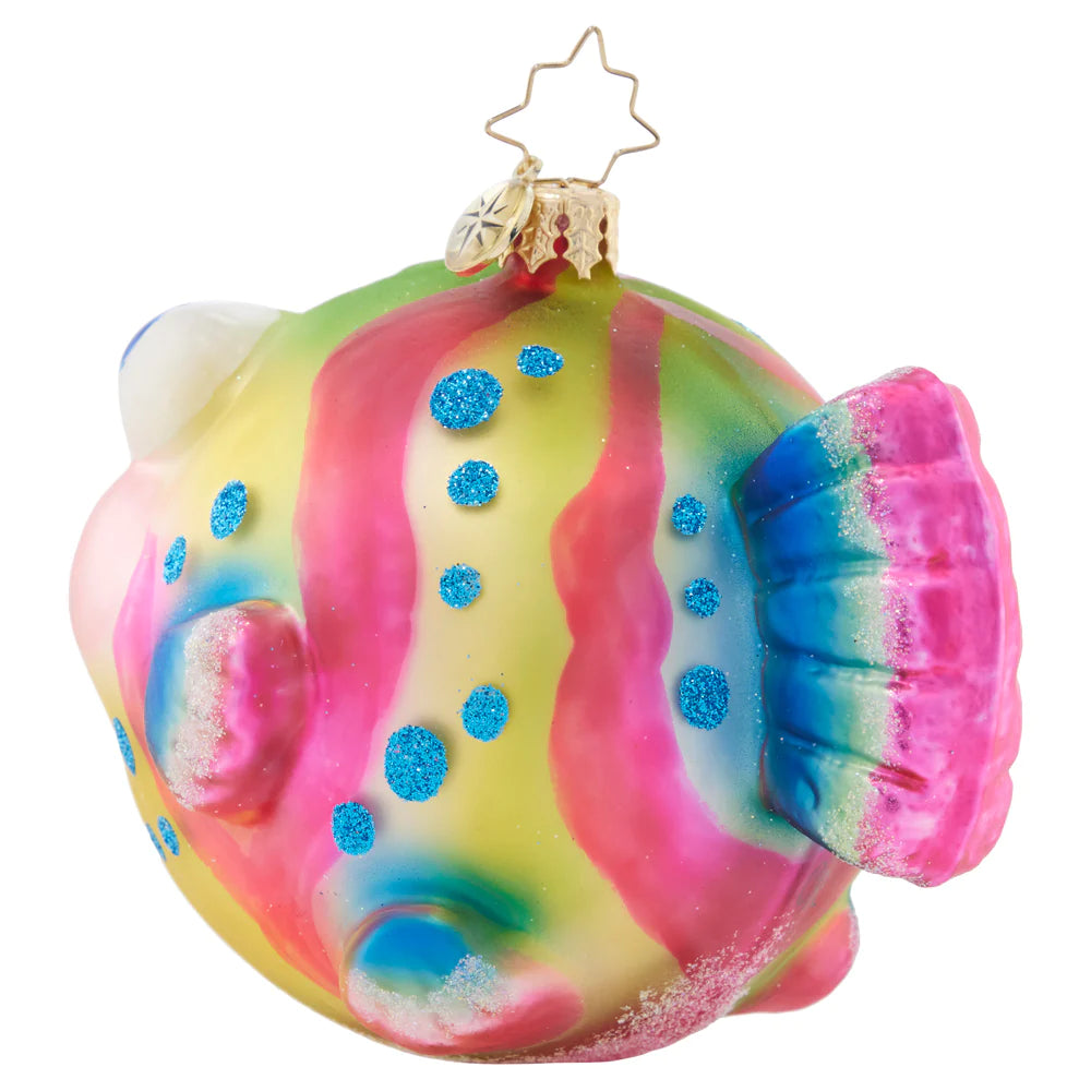 Playful Puffer Fish Ornament Christopher Radko