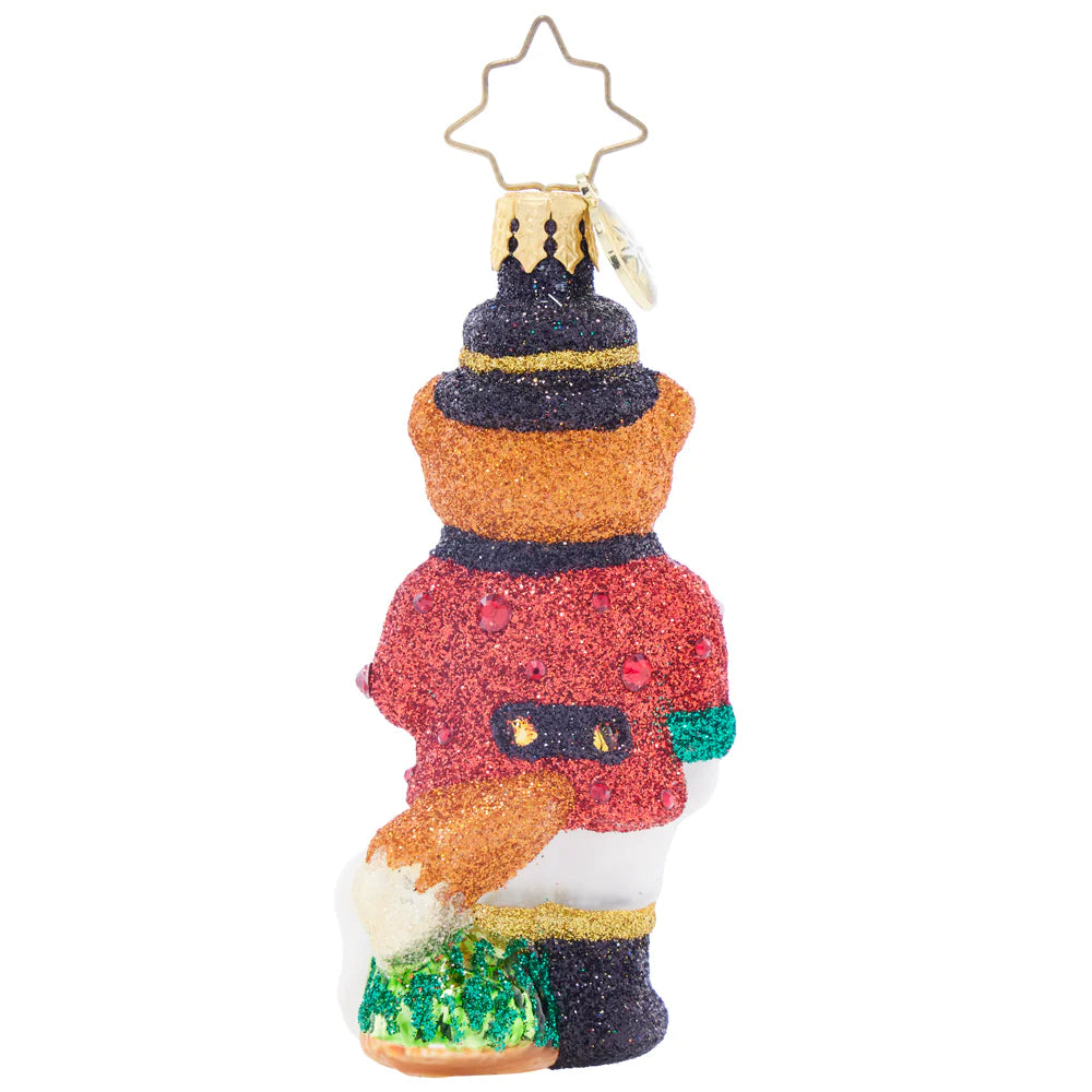 Christopher Radko Festive Fox Gem Ornament