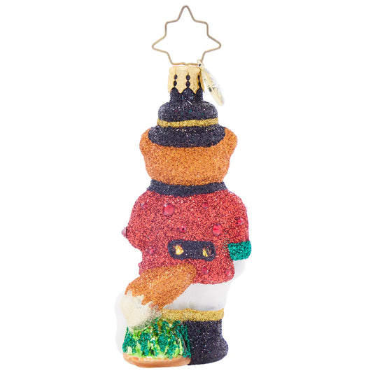 Christopher Radko Festive Fox Gem Ornament