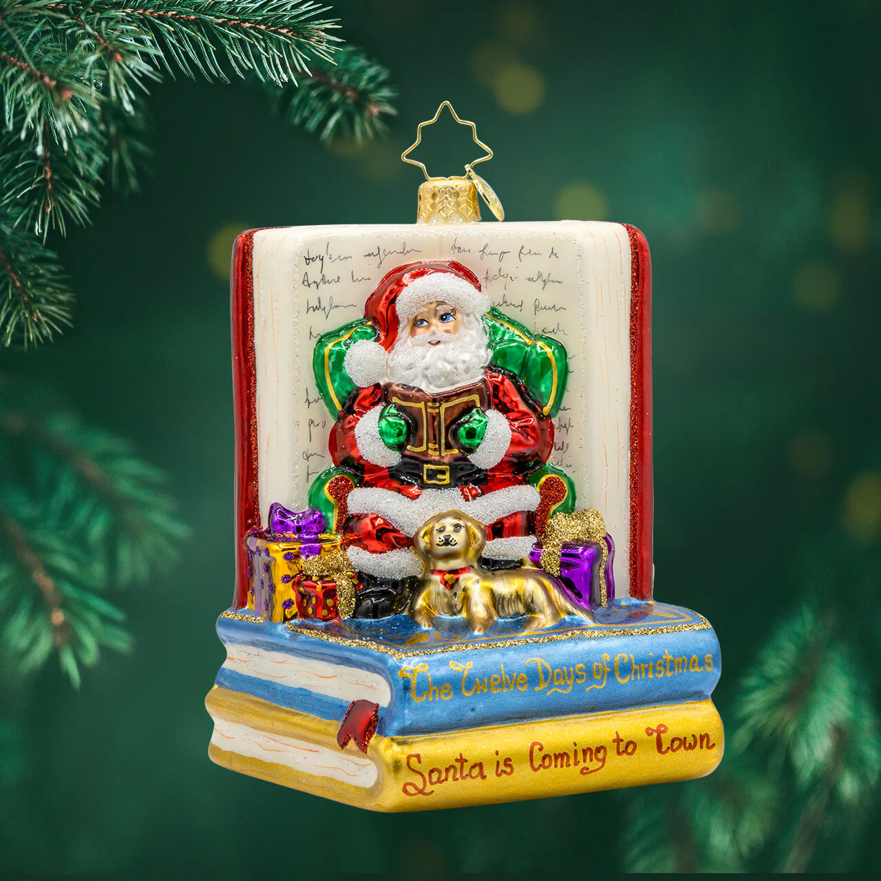 Santa's Book Nook Ornament