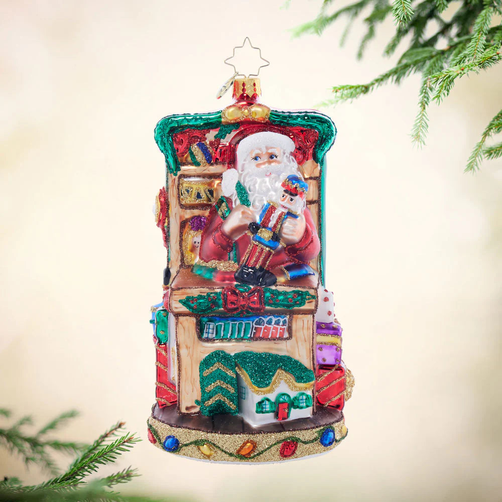 Christopher Radko Craftsman Claus Ornament