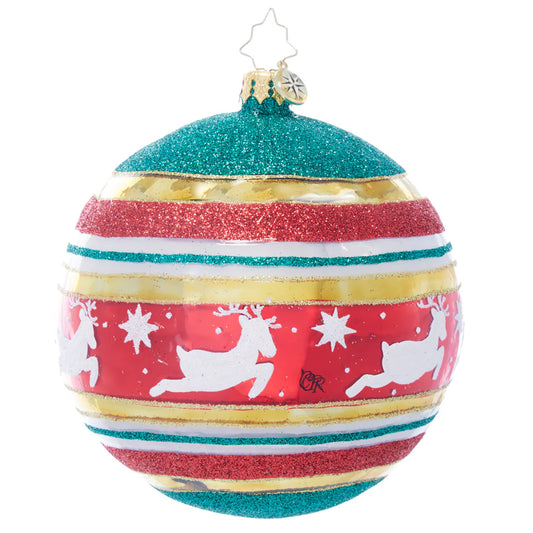 Christopher Radko St. Nick's Spherical Ornament
