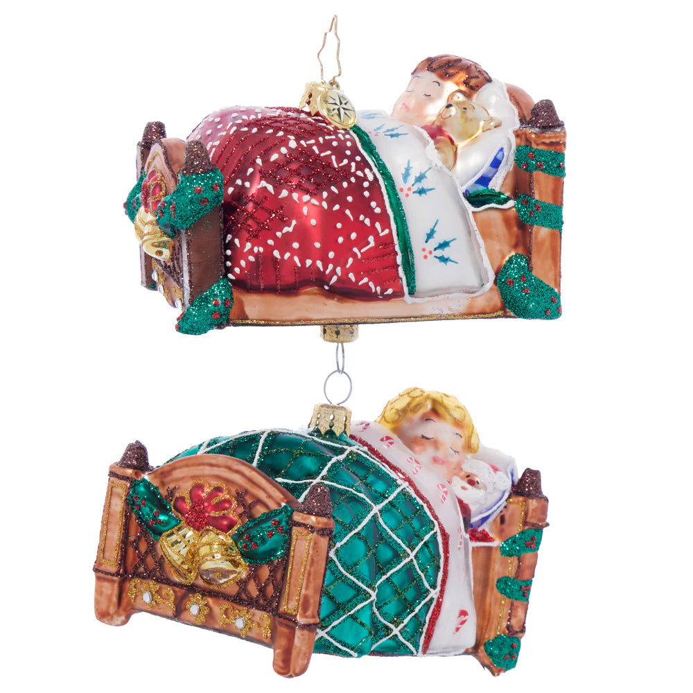 Christopher Radko Nestled in Bed Ornament