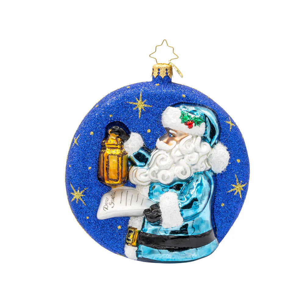 Santa's Guiding Light Ornament