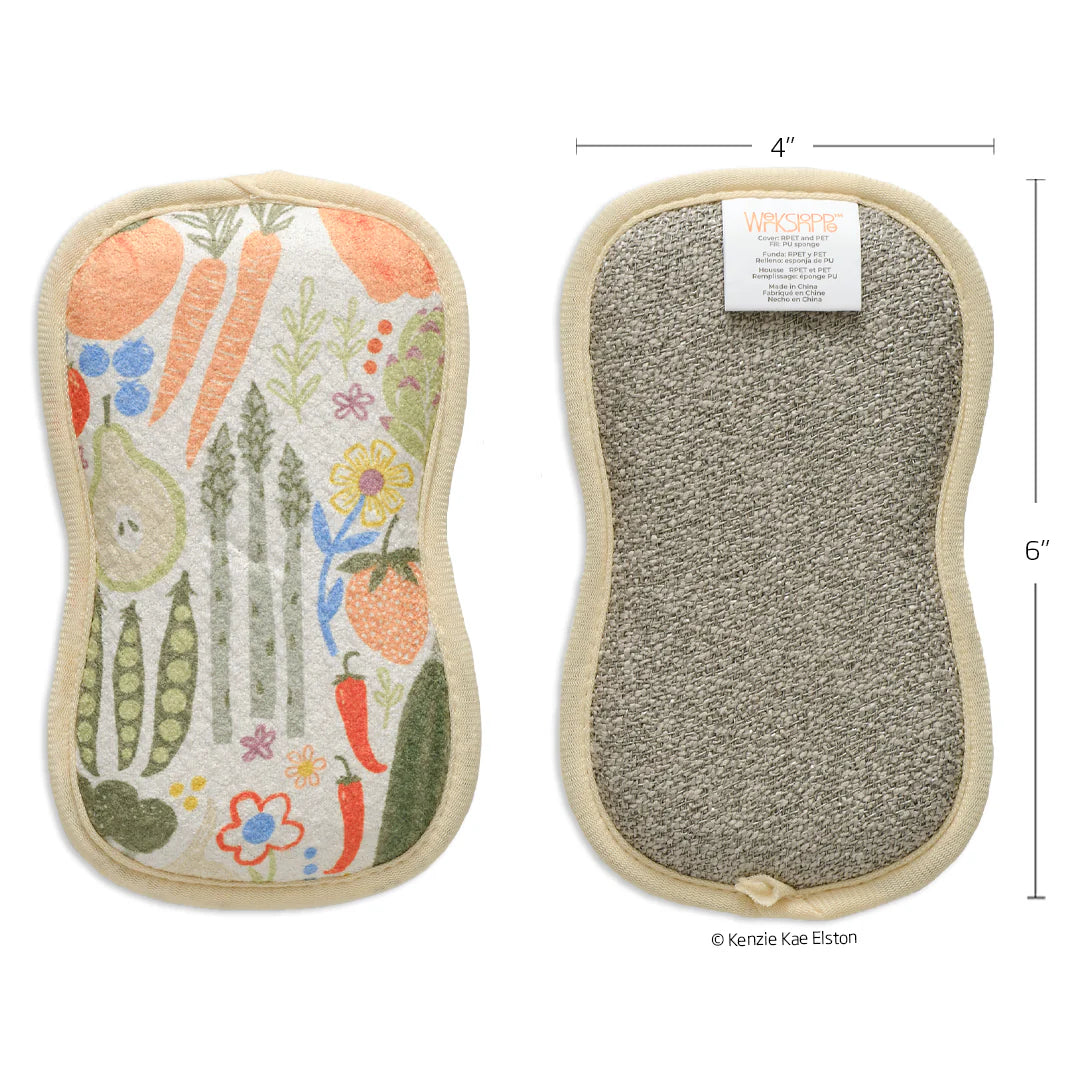 Farm Stand Microfiber Scrubbies Set of 4