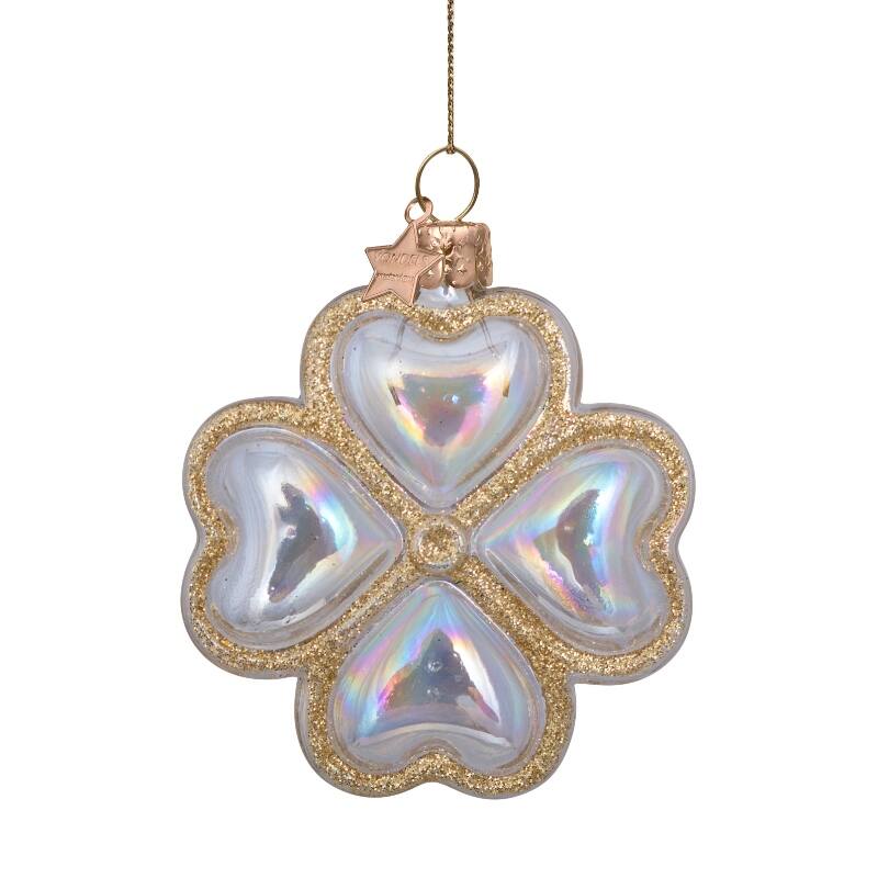 Transparent Clover Ornament
