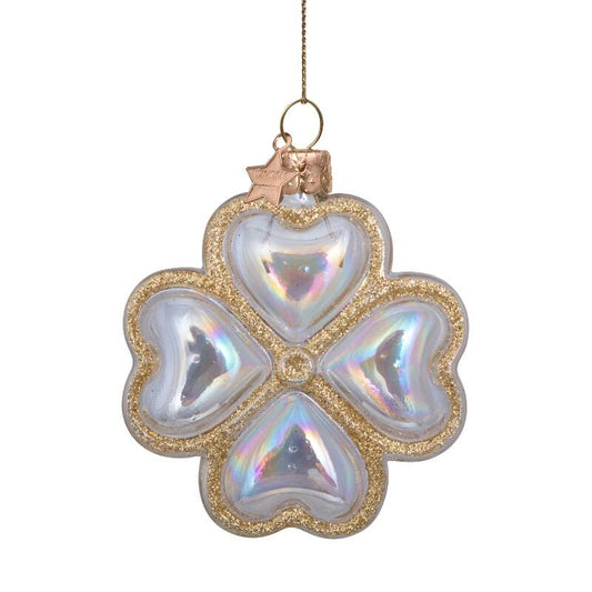 Transparent Clover Ornament