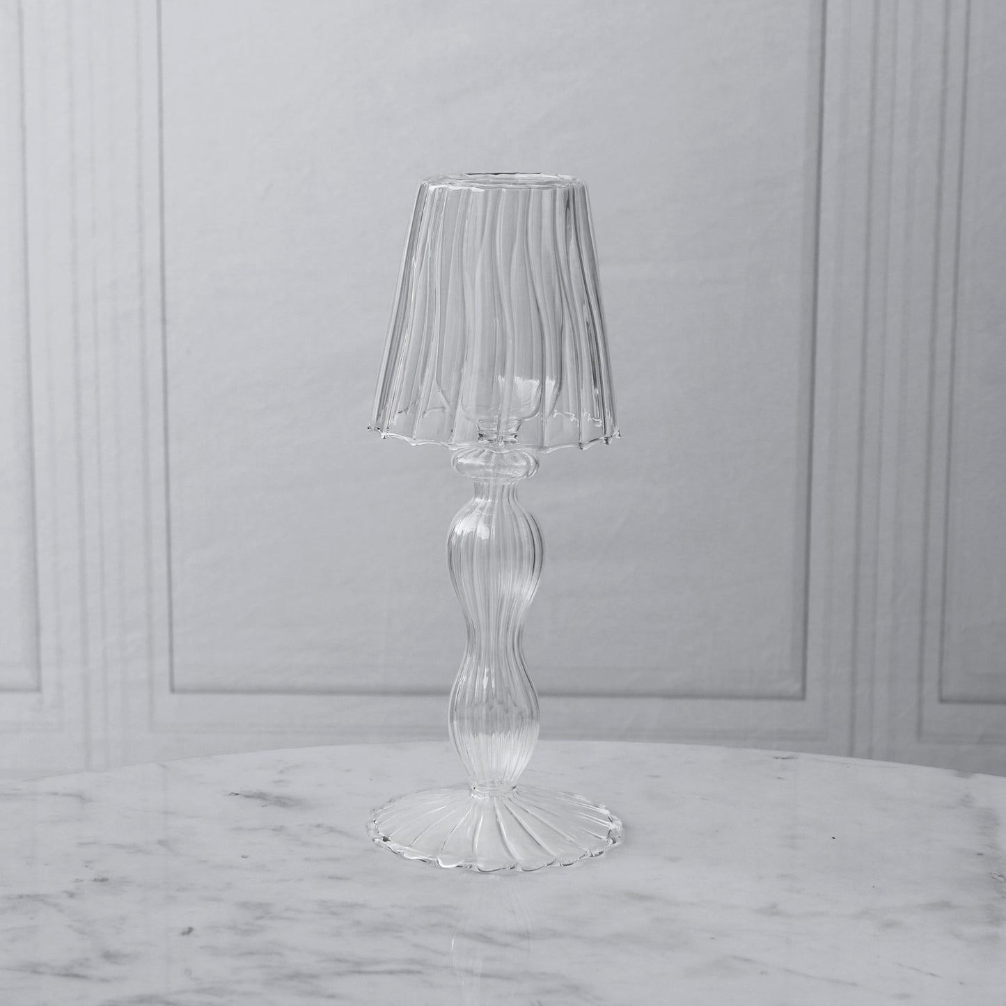 Beatiz Ball Glass Cambridge Aurora Lamp with cover clear tea light 2386