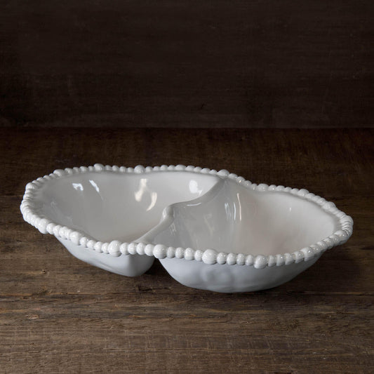 Beatriz Ball Vida Alegria Double Dip White bowl melamine
