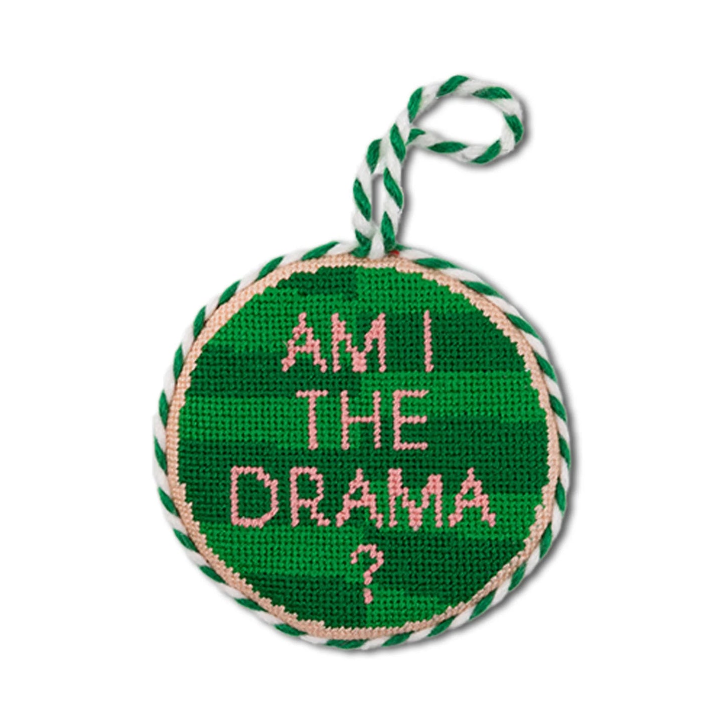 Needlepoint Ornament- Drama