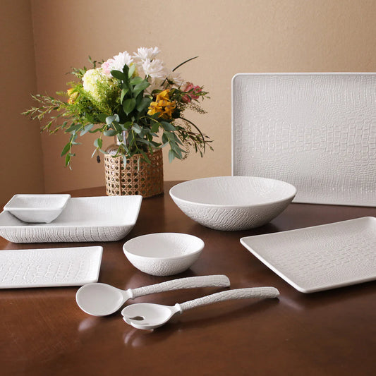 Beatriz Ball VIDA Croc Extra Large Rectangular Tray Melamine