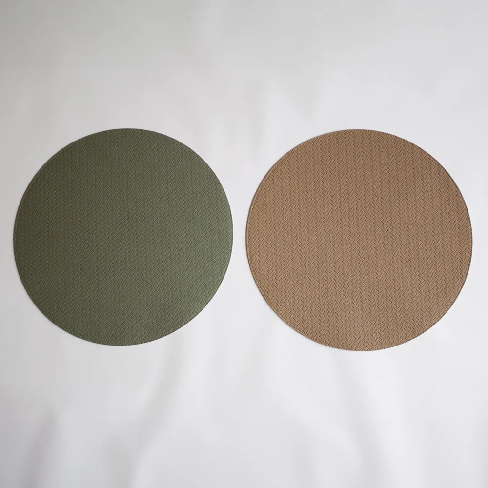 Vida Snakeskin Reversible Placemats Set/4