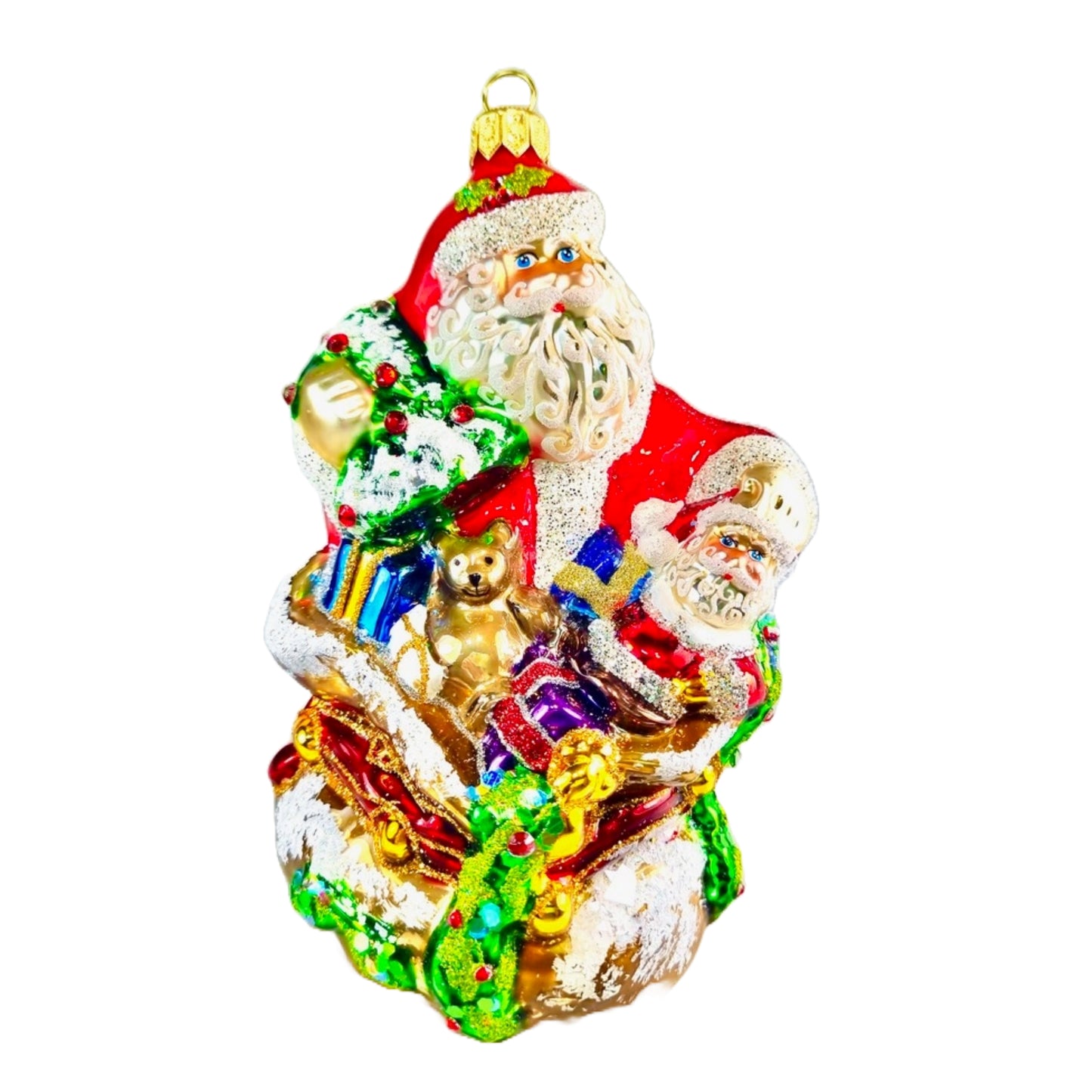 Heartfully Yours The Ornament King Coming to Town santa Christmas ornament
