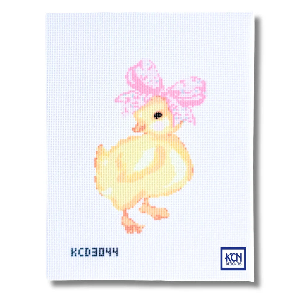 Duck with Bow Canvas