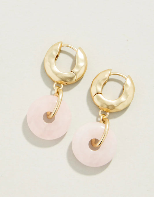 Ophelia Earrings Rose Quartz