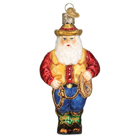 Western Santa Ornamnet
