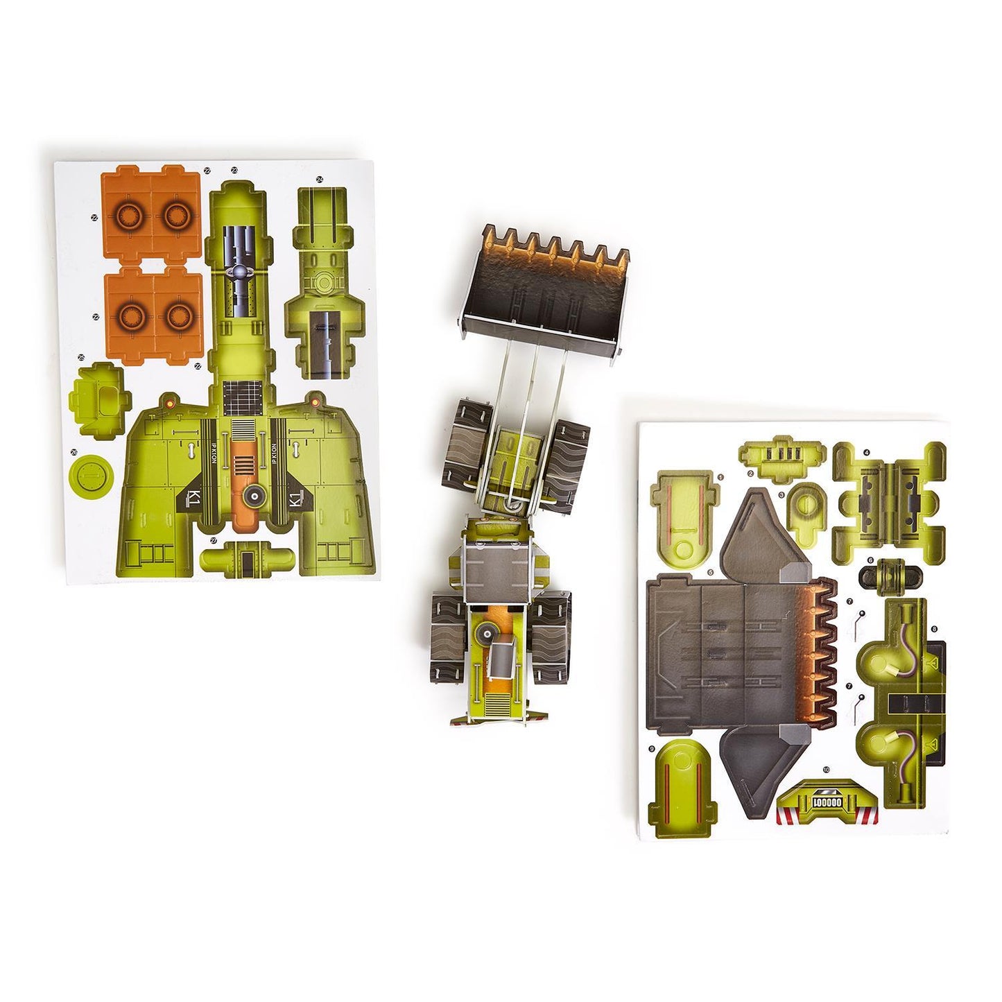 Two's Company Cupcakes and Cartwheels Construction Vehicle 3D Puzzle
