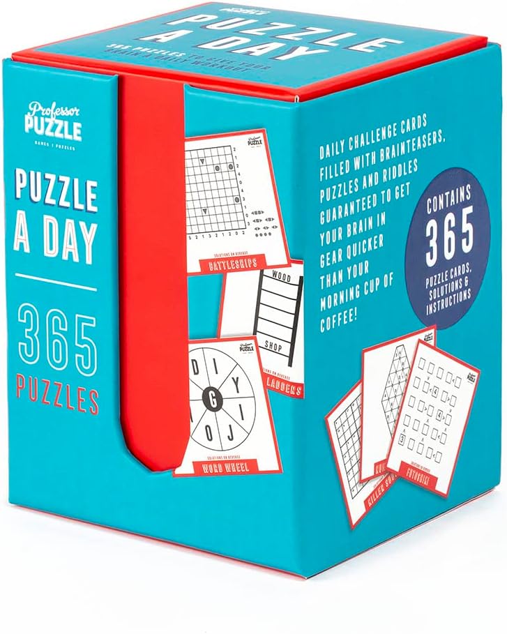 Professor Puzzle Puzzle A Day 365 Puzzles