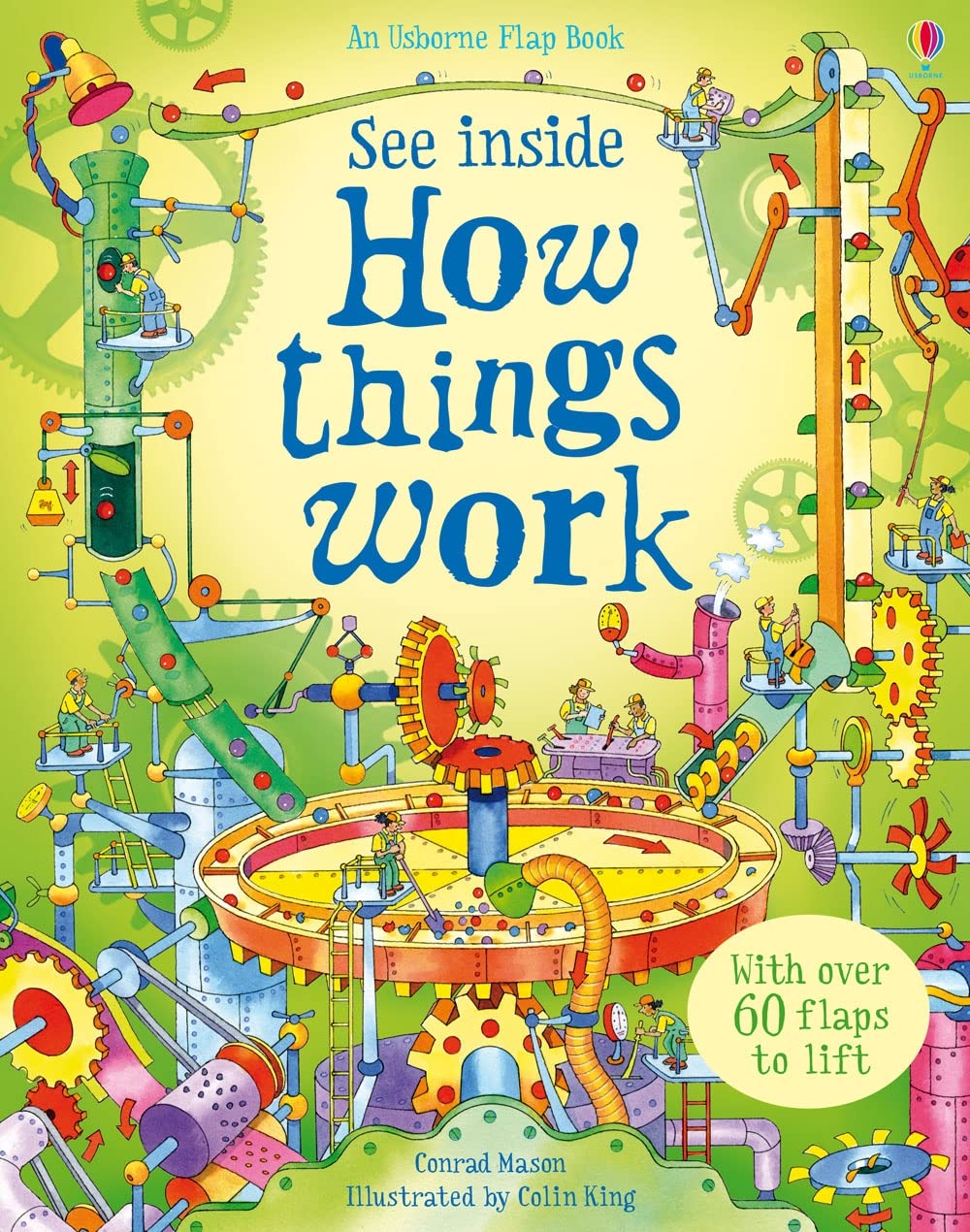 See inside how things work flap book kid's children's book