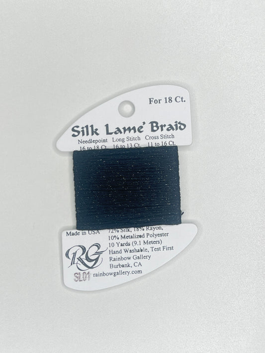 Silk Lamé Braid Card