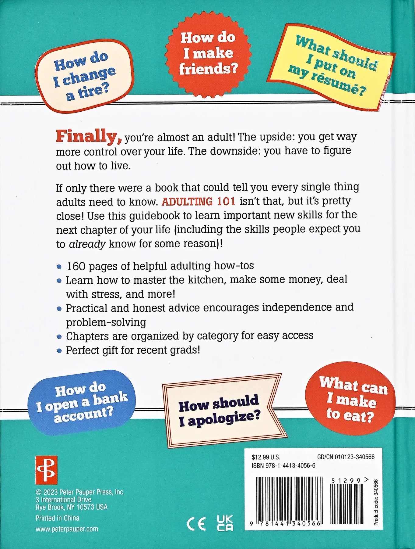 Adulting 101: Life Skills All Teens Should Know Peter Pauper Press