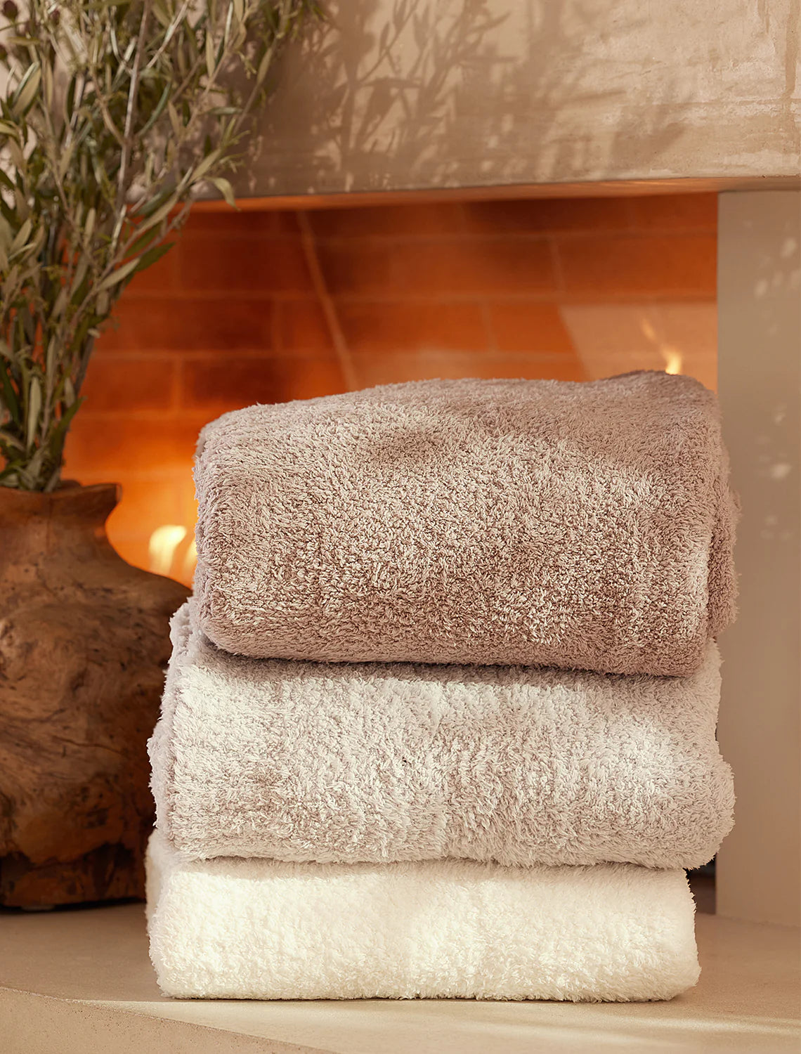 Barefoot Dreams Cozy Chic Throw Dove Gray