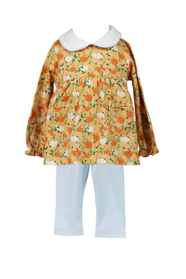 The Proper Peony Autumn Vines Tunic Set with Leggings