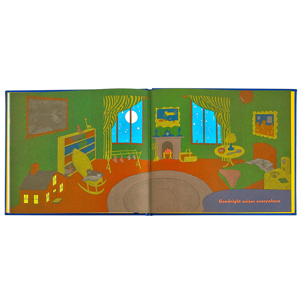 Goodnight Moon - Blue Leather Bound Book