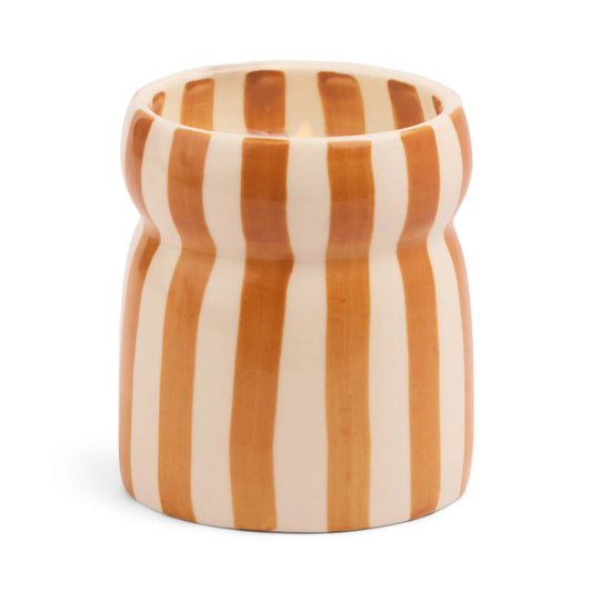 Cabana Striped Candle