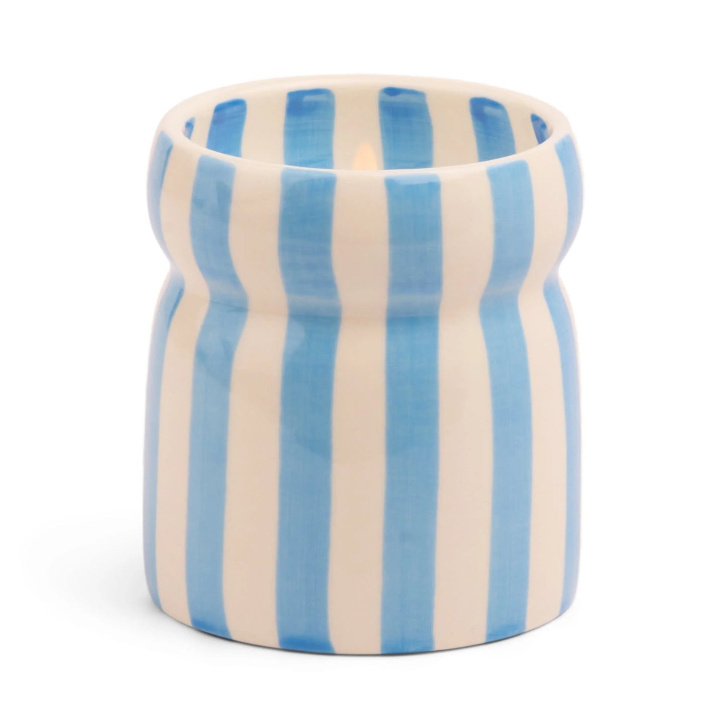Cabana Striped Candle