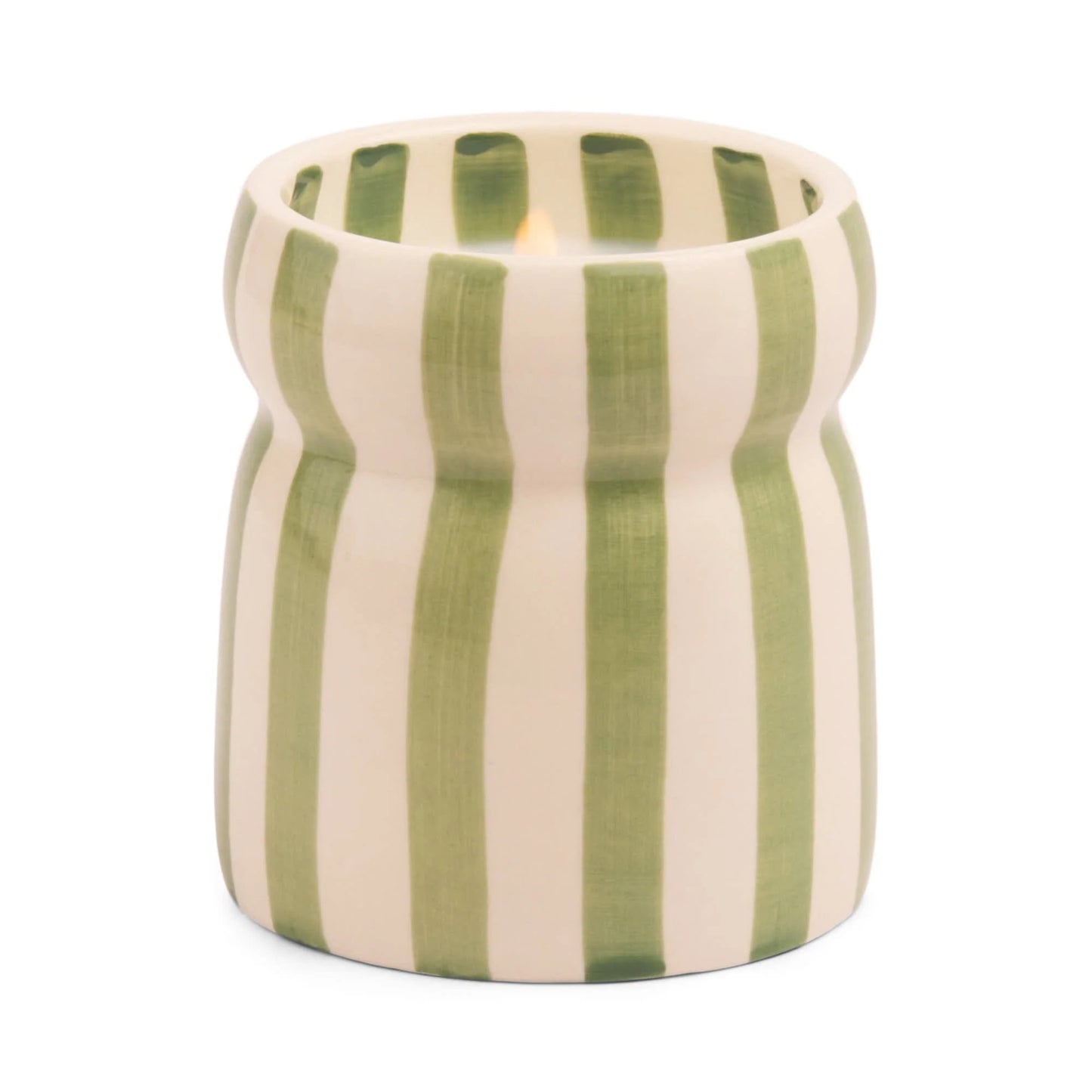 Cabana Striped Candle