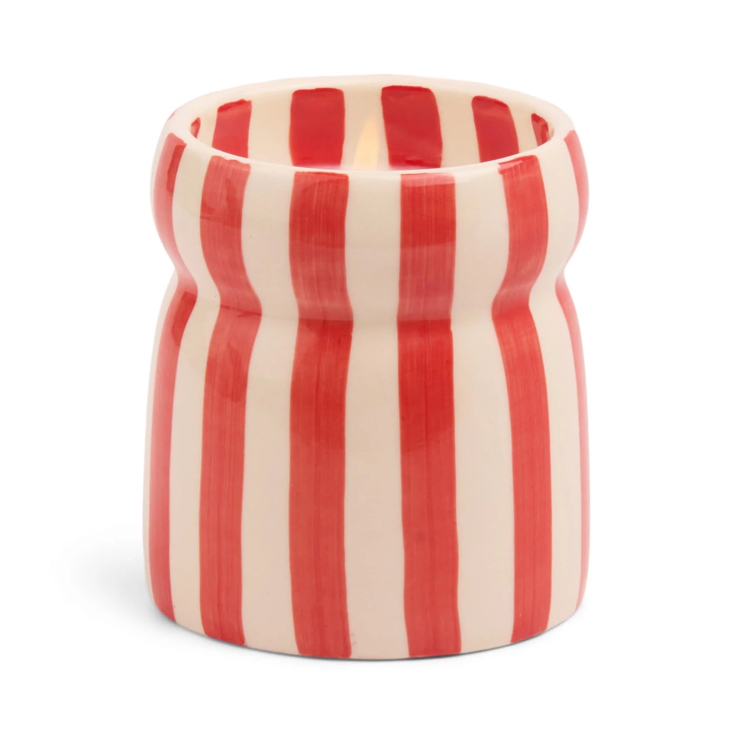 Cabana Striped Candle