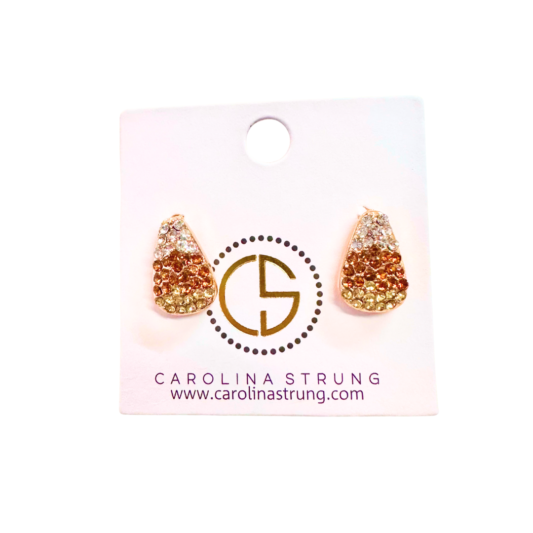 Candy Corn Earrings