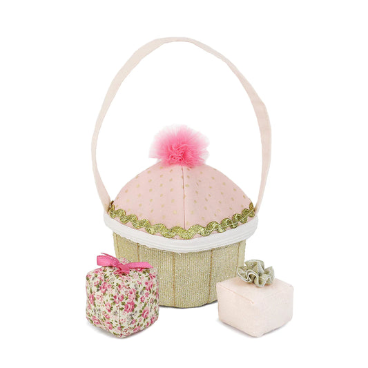 Mon Ami Designs Cupcake Purse Playset Imaginative Play  Plush Purse