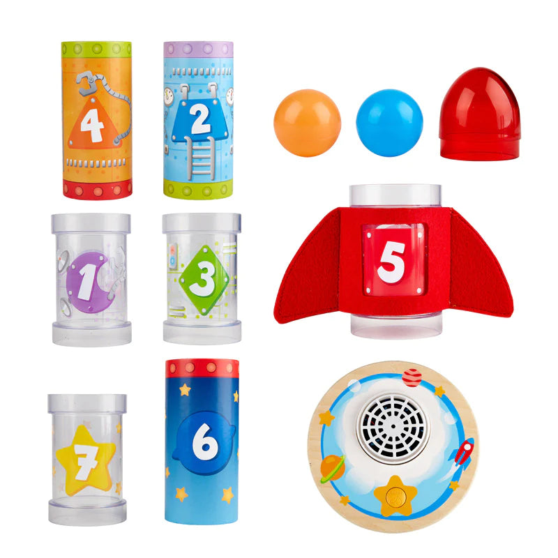 Hape Rocket Ball Air Stacker toy for kids