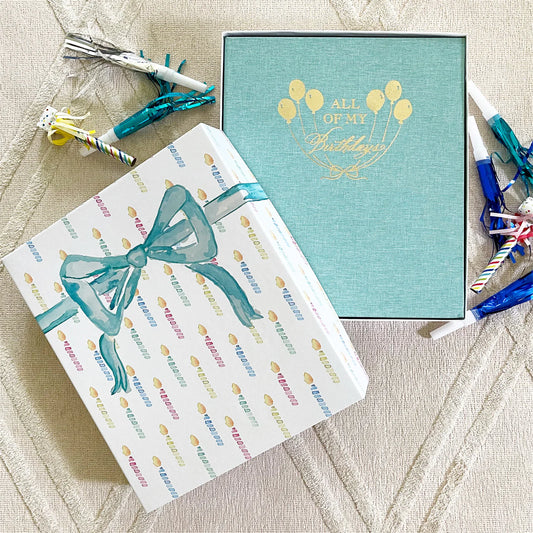 Over The Moon All My Birthdays Memory Book