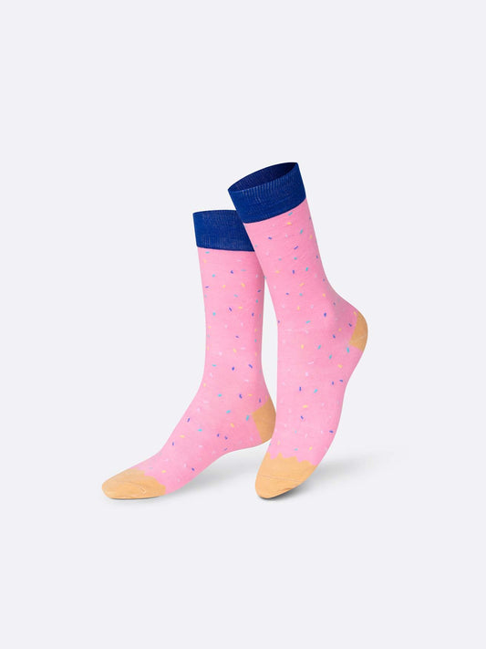 Joe's Donuts Strawberry Socks
