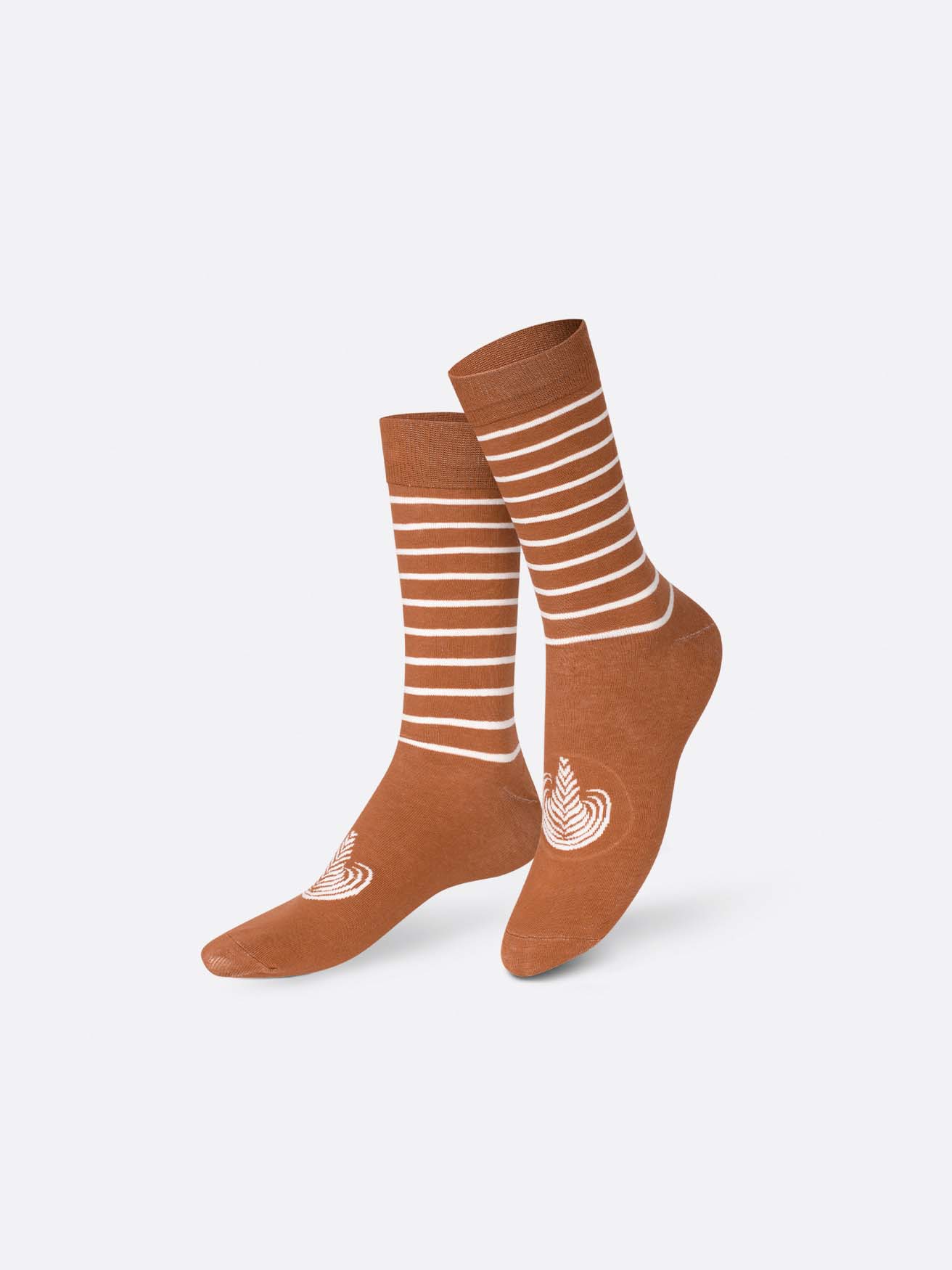 Eat My Socks Caffé Latte socks