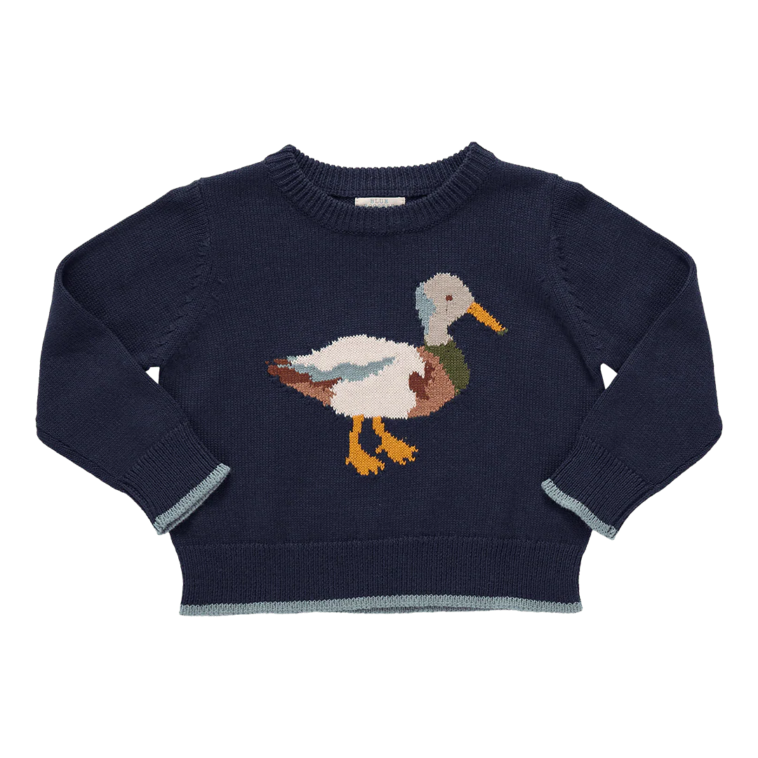Oliver Sweater - Navy Mallard