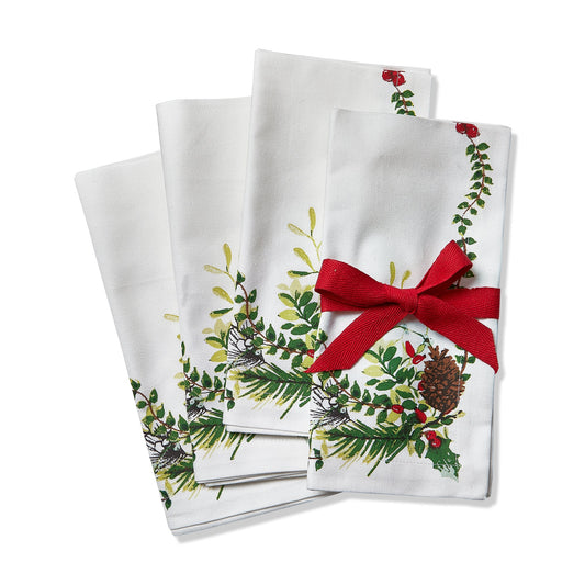 Winter Sprig Napkin Set of 4