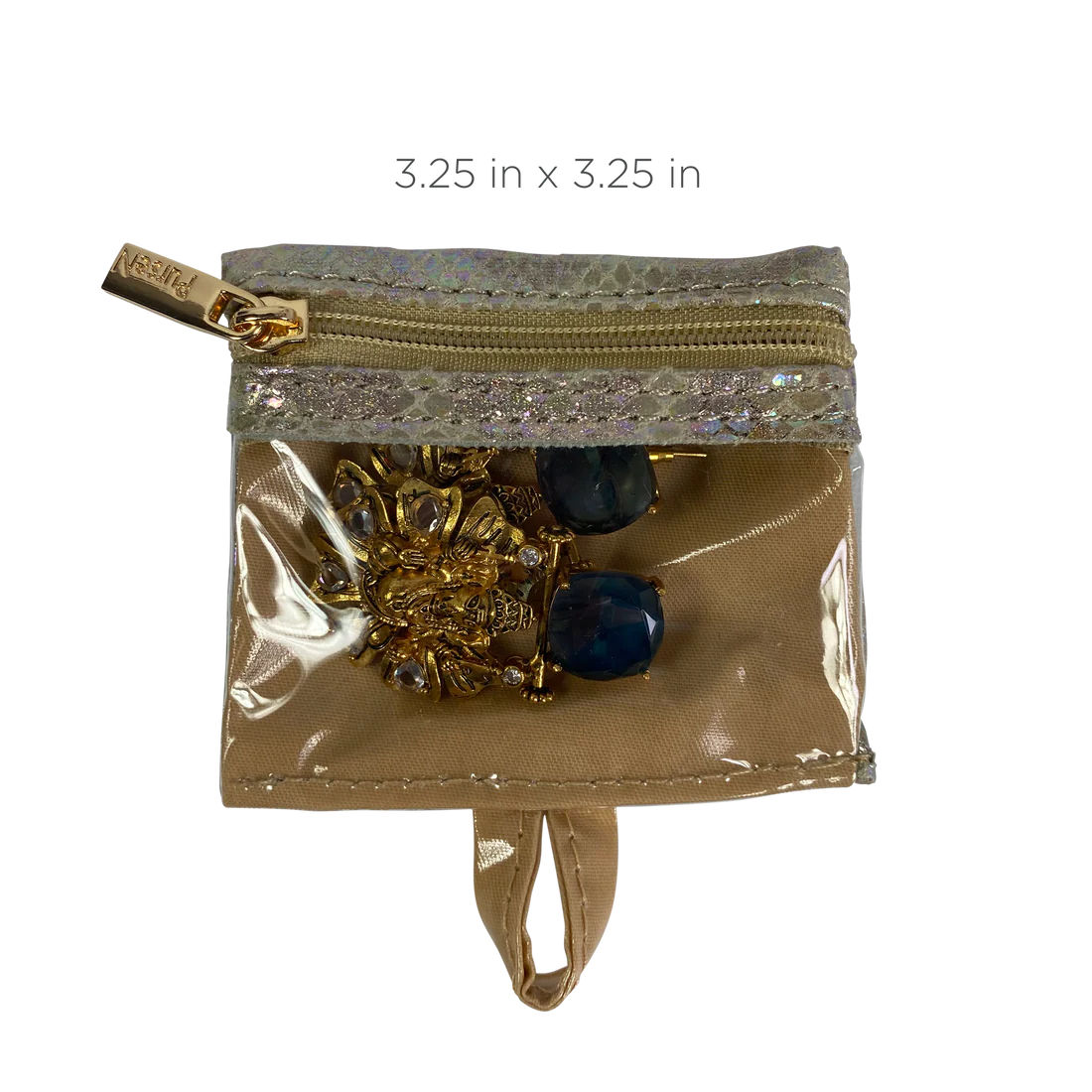 Pursen Glimmer Leopard Getaway Jewelry Case