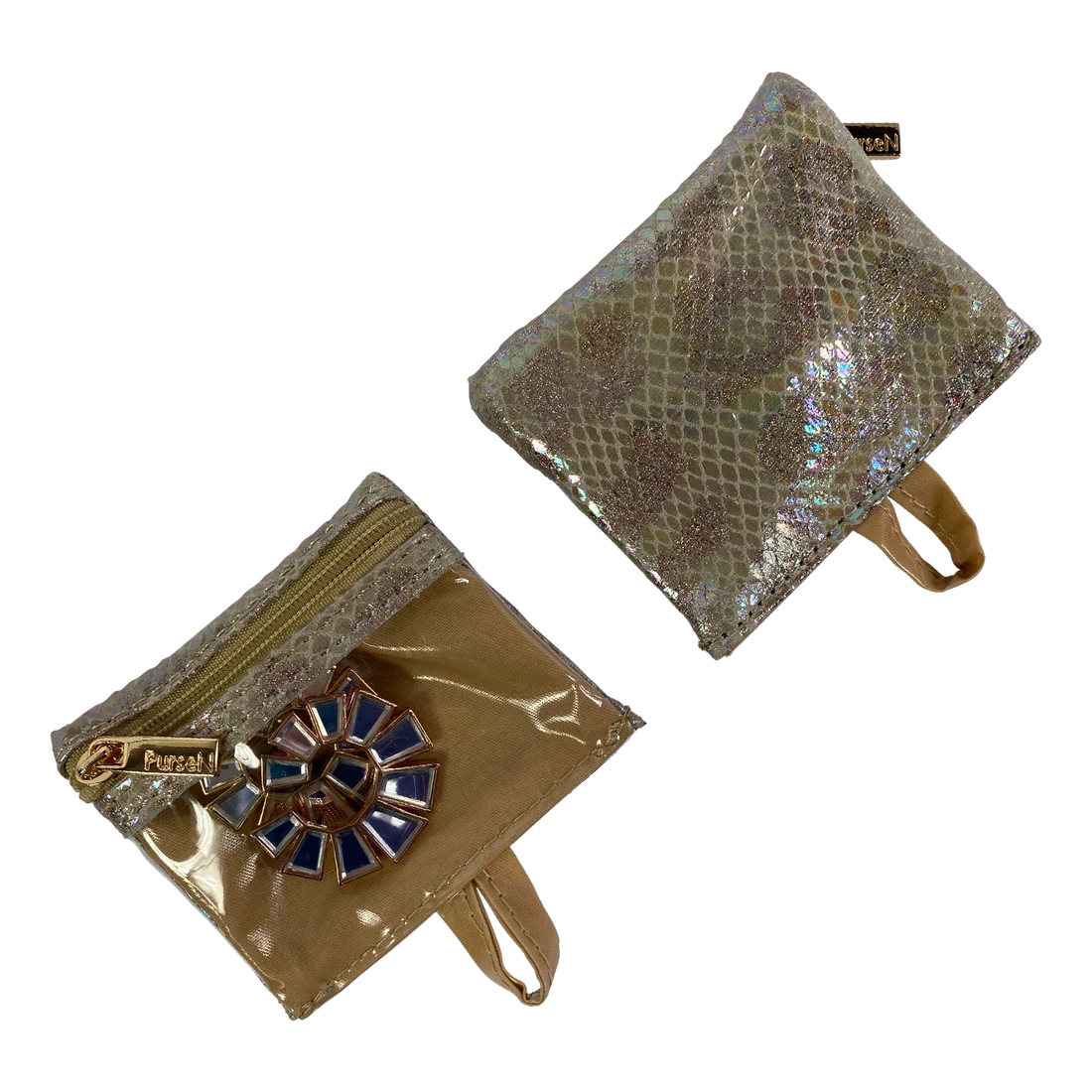 Pursen Glimmer Leopard Getaway Jewelry Case