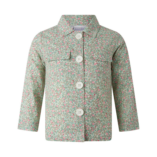 Ditsy Floral Green Shacket