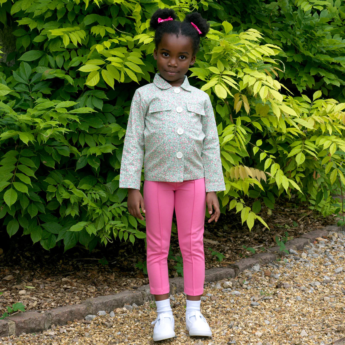 Ditsy Floral Green Shacket