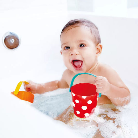 Hape Toys Happy Buckets bath time toys