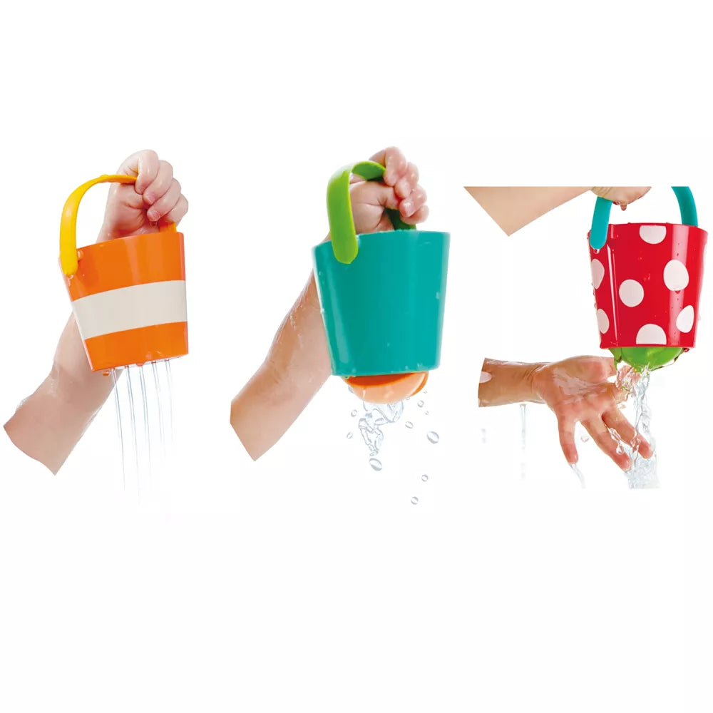 Hape Toys Happy Buckets bath time toys