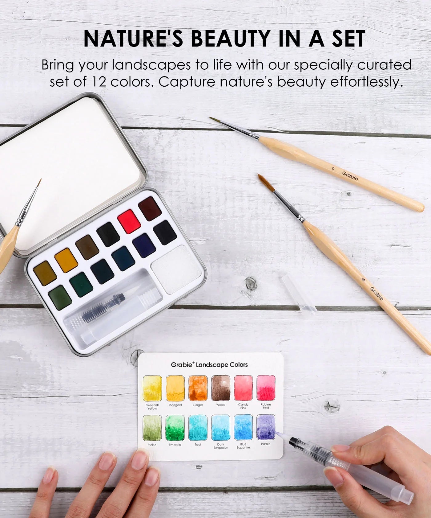 Landscape Watercolor Pocket Set